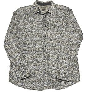 Cody James Long Sleeve Pearl Snap Button Down Western Shirt Men’s Medium Paisley